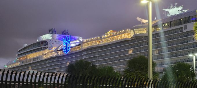 Wounder of the Seas at Port Everglades Fort Lauderdale