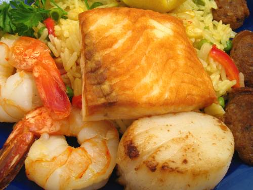 Dive In Bar and Grill Seafood in the Bahamas